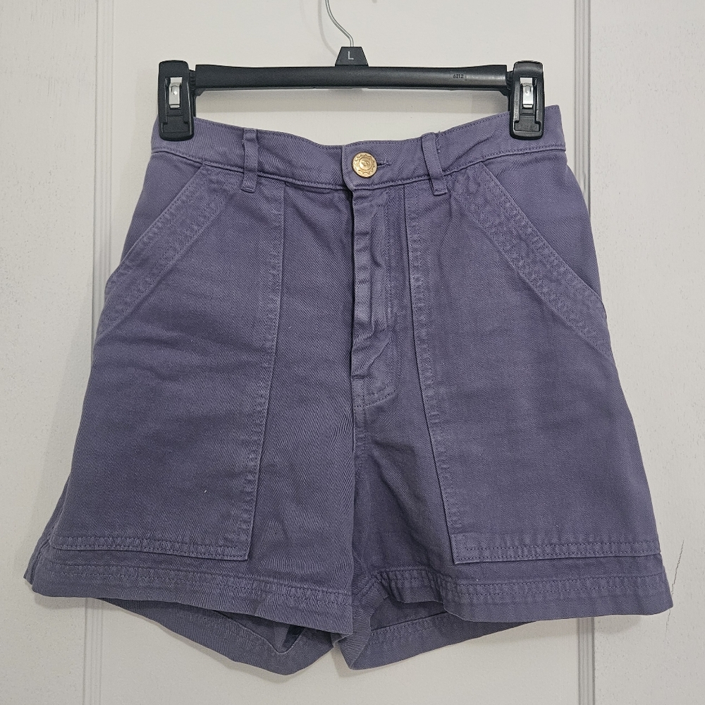 Big Bud Press High Waist Purple Shorts
